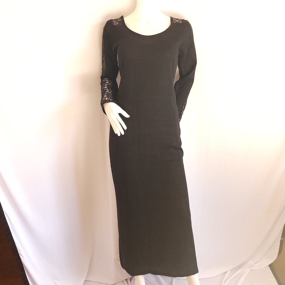 NWT Derek Heart Black Long Sleeve Sheath Dress Size L